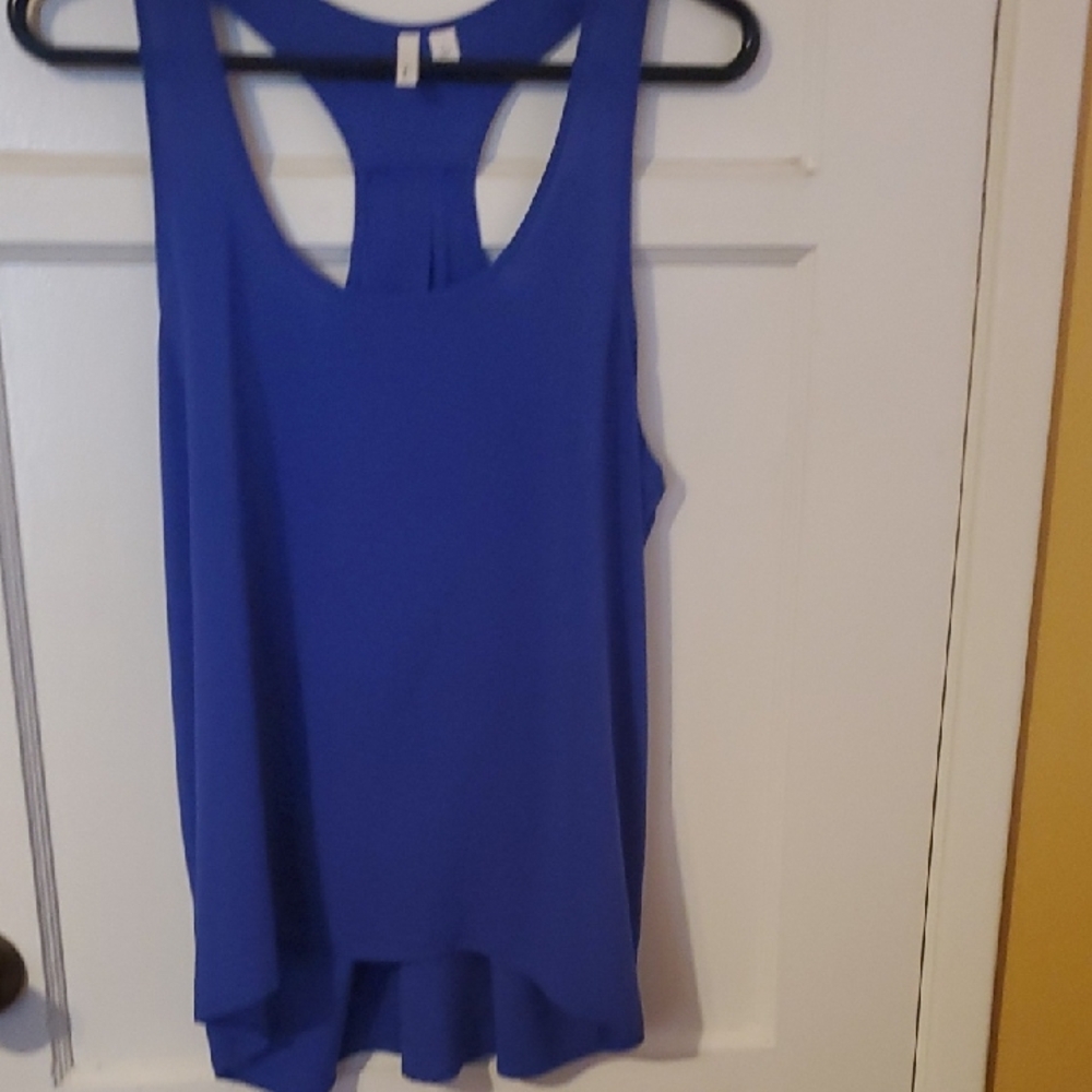 Frenchi Bright Royal Blue Racerback Tank